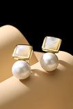 Pearl Opal Temperament Earrings