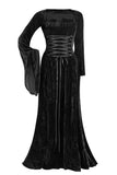 Velvet Long Sleeves Halloween Dress