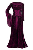 Velvet Long Sleeves Halloween Dress