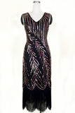 Sequin Great Gatsby Dress with Fringes