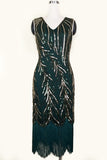 Sequin Great Gatsby Dress with Fringes
