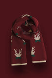 Christmas Gift Red Thermal Scarf