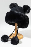 Black Cute Knitted Hat