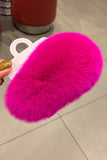 Pink Plush Hair Clip