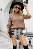 Loose Pullover Turtleneck Sweater