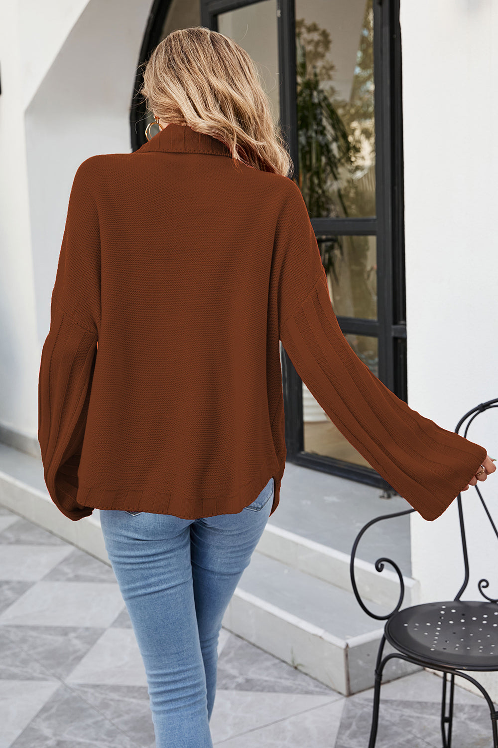 Loose Plus Size Turtleneck Women's Sweater