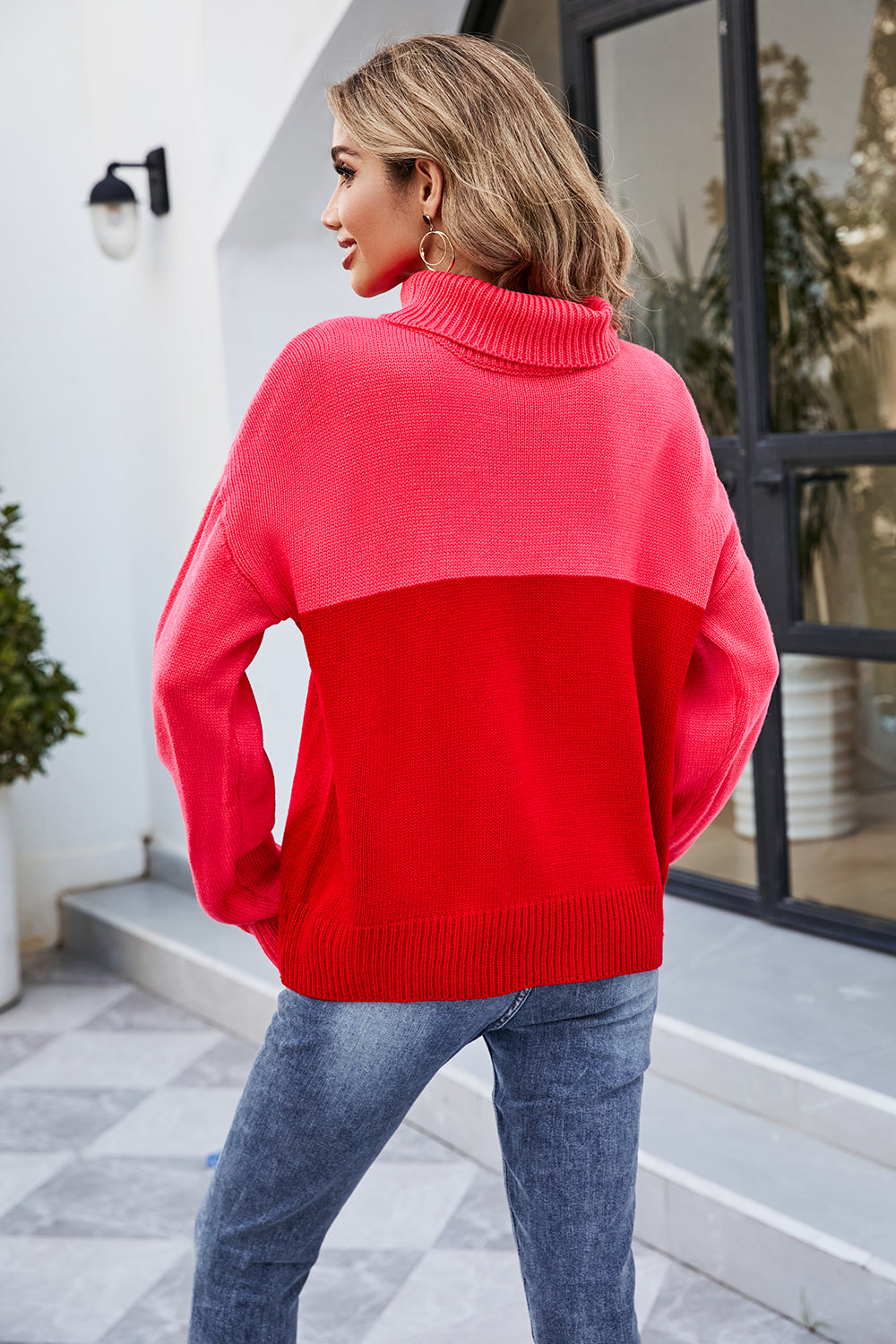 Loose hot sale pullover sweater