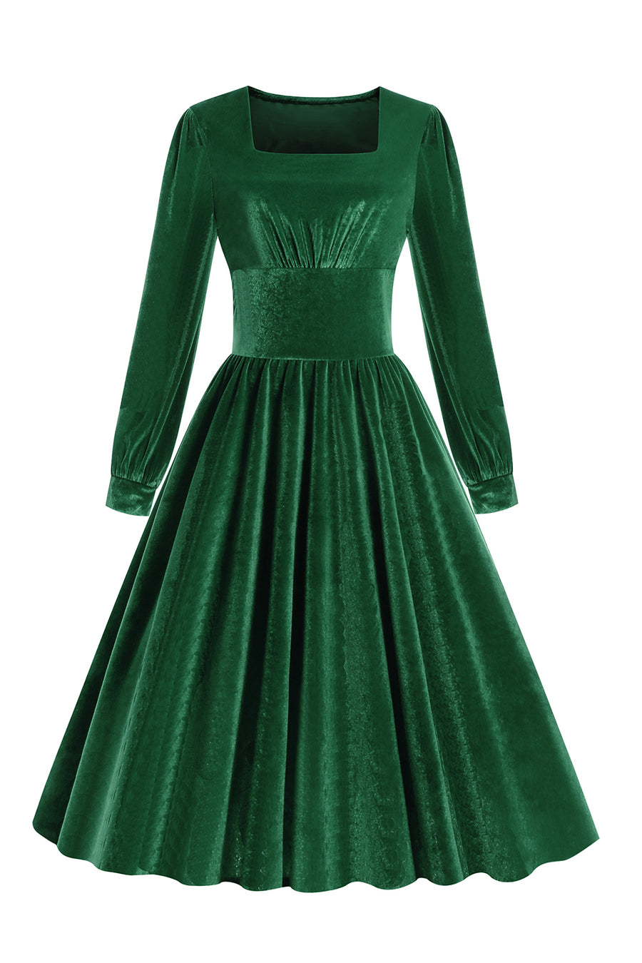 Green 1950s Dress  ZAPAKA