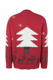 Fawn Jacquard Christmas Pullover Sweater