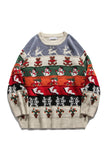 Retro Loose Christmas Element Sweater