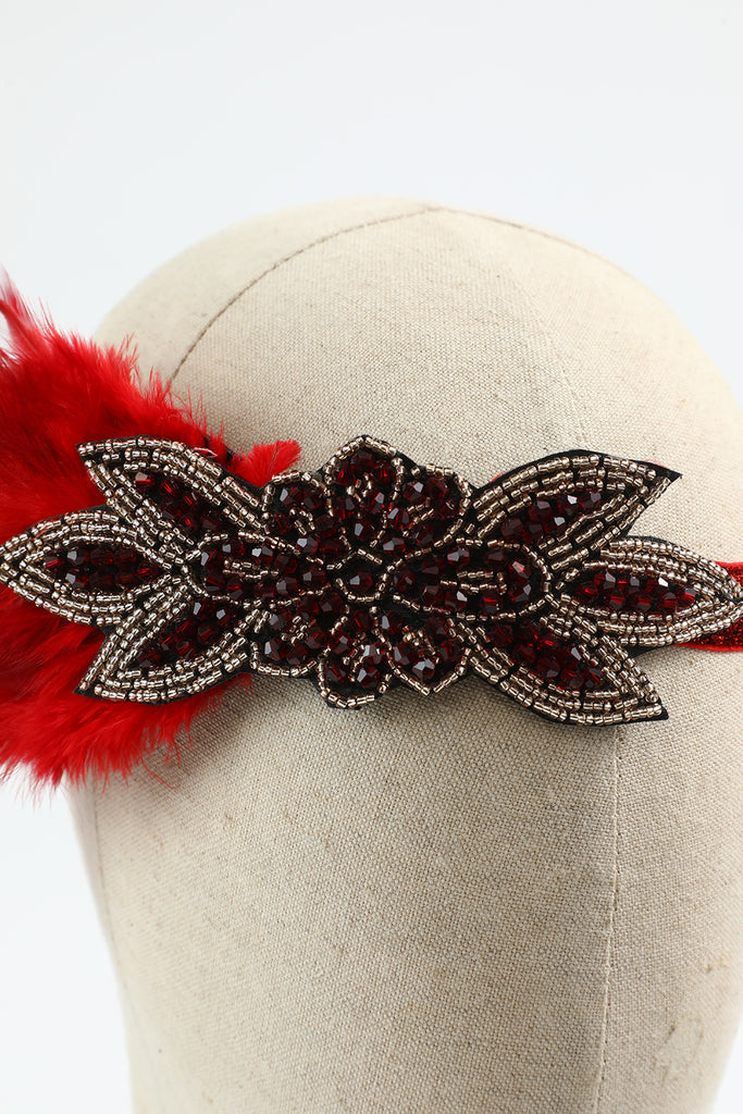 Green Four Pieces 1920s Party Accessories Sets
