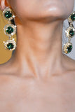 Multi-Layered Round Rhinestones Earrings