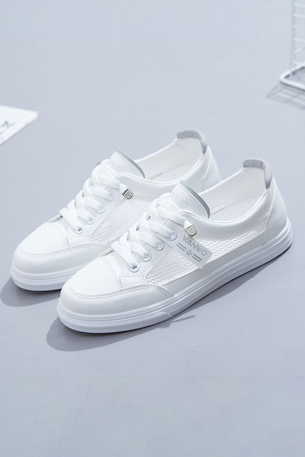 White Mesh Comfortable Casual Fashion Shoes