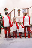 Red Plaid Matching Family Christmas Pajamas Sets