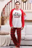 Red Plaid Matching Family Christmas Pajamas Sets
