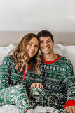 Christmas Family Matching Pajama Set Grey Pattern Pajamas