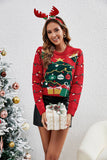 Colorful Christmas Tree and Gifts Sweater