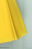 Yellow Button Up Dress
