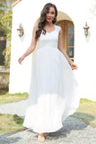 White Long Lace Dress