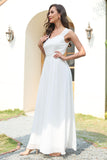 White Long Lace Dress