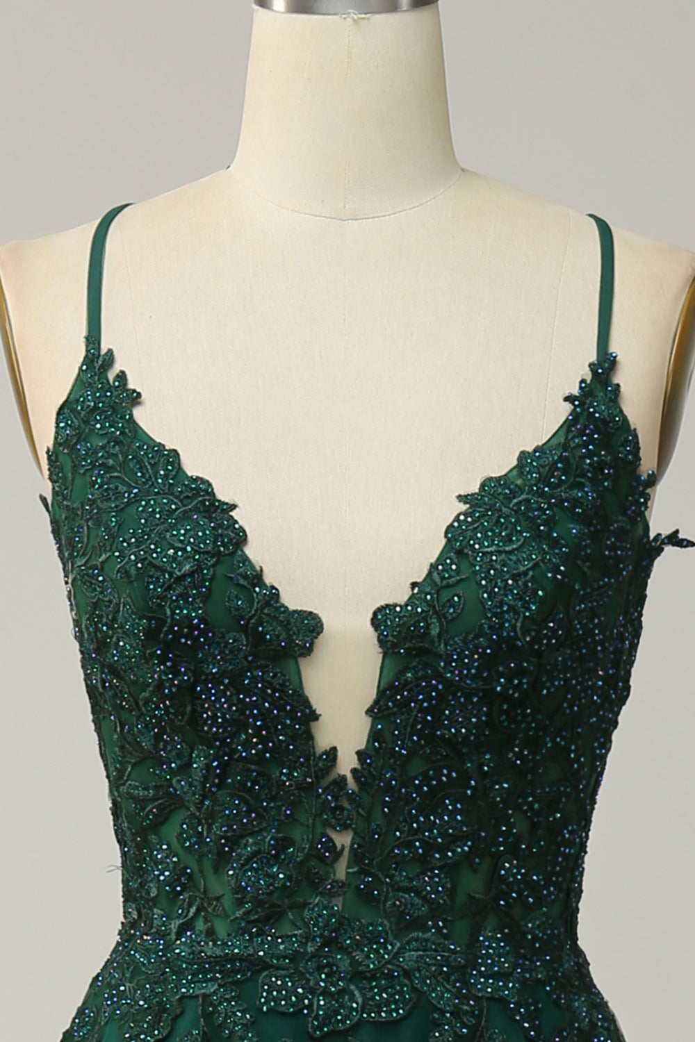 Zapaka Women Dark Green Long Prom Dress A Line Spaghetti Straps Formal Dress with Criss Cross Back, Green / US16W Zapaka Women Dark Green Long Prom Dress A Line Spaghetti Straps Formal Dress with Criss Cross Back, Green / US16W