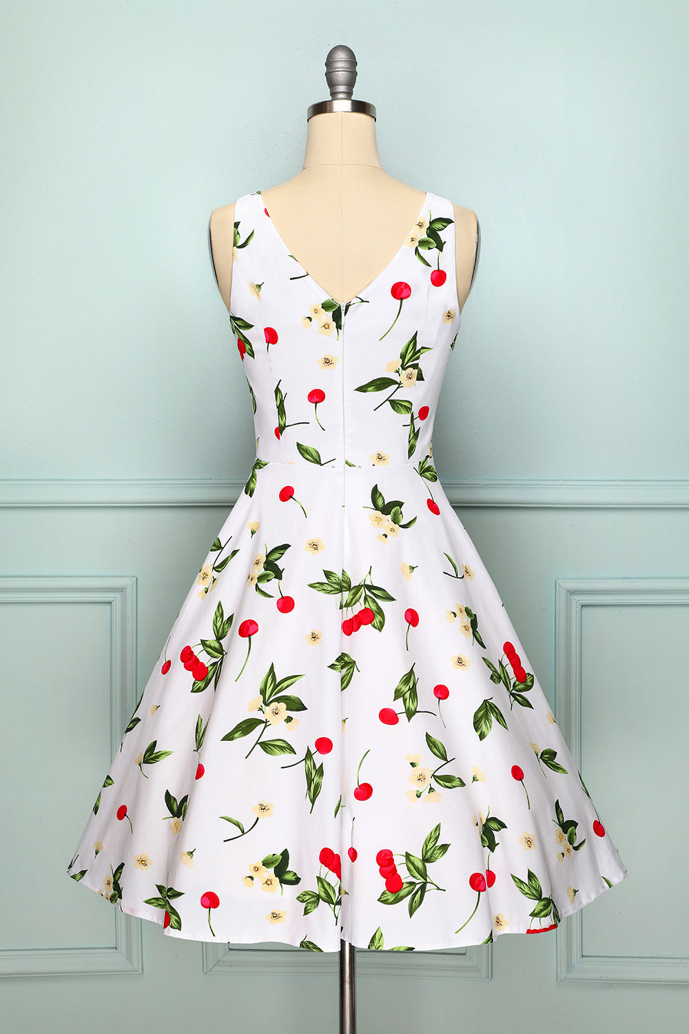 White Cherry Dress