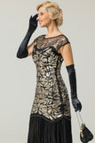1920s Sequined Flapper Dress