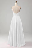 Simple White Corset Little White Dress