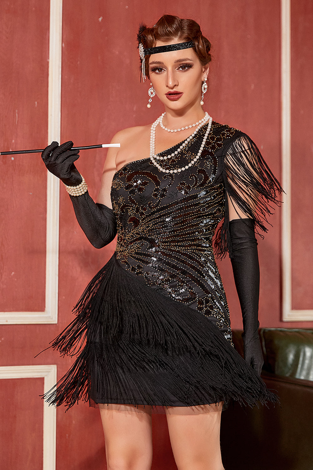 1920s Flapper Costume Dress | 20s Flapper Tear-Drop Dress | Womens Costumes  - The Costume Shoppe