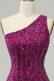$29.9 Flash Sale-Dark Purple Prom Dress with Slit [US WAREHOUSE]
