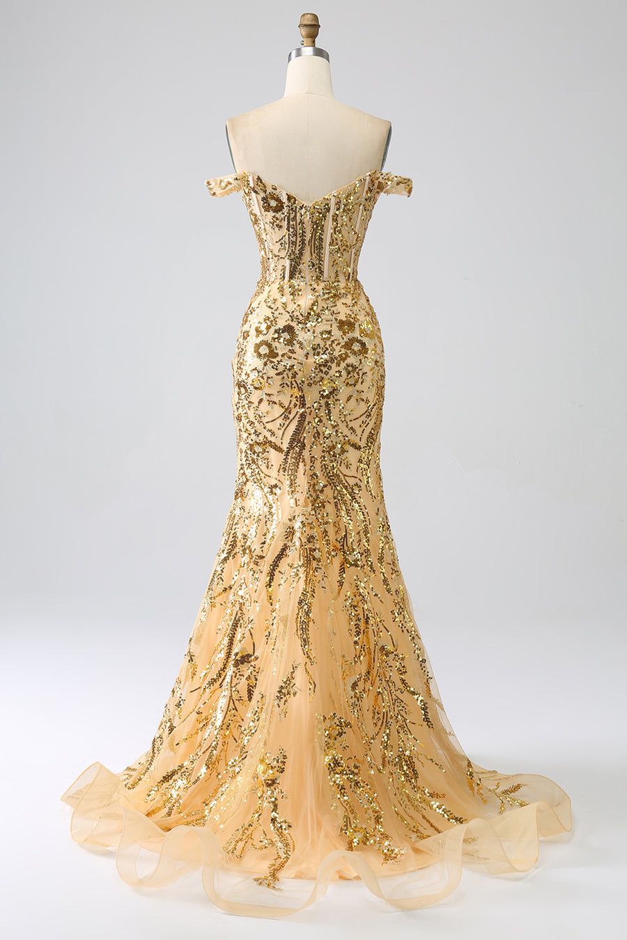 Gold Prom Dresses, Gold Formal Gowns - Zapaka  ZAPAKA