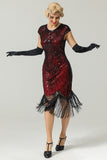 Gatsby Glitter Fringe 1920s Dress