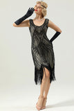 Black Sleeveless 1920 Dress