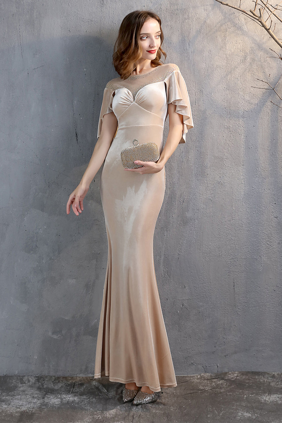 Long & Short Velvet Dresses | Black, Green, Blue or Red