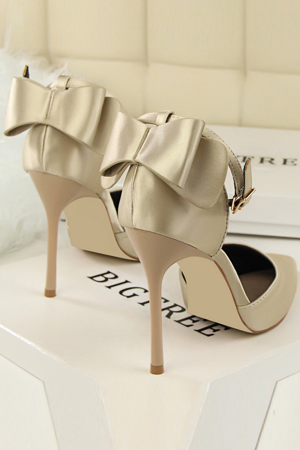 LİNEER Evening Shoes - Burgundy - Platform Heels - Trendyol