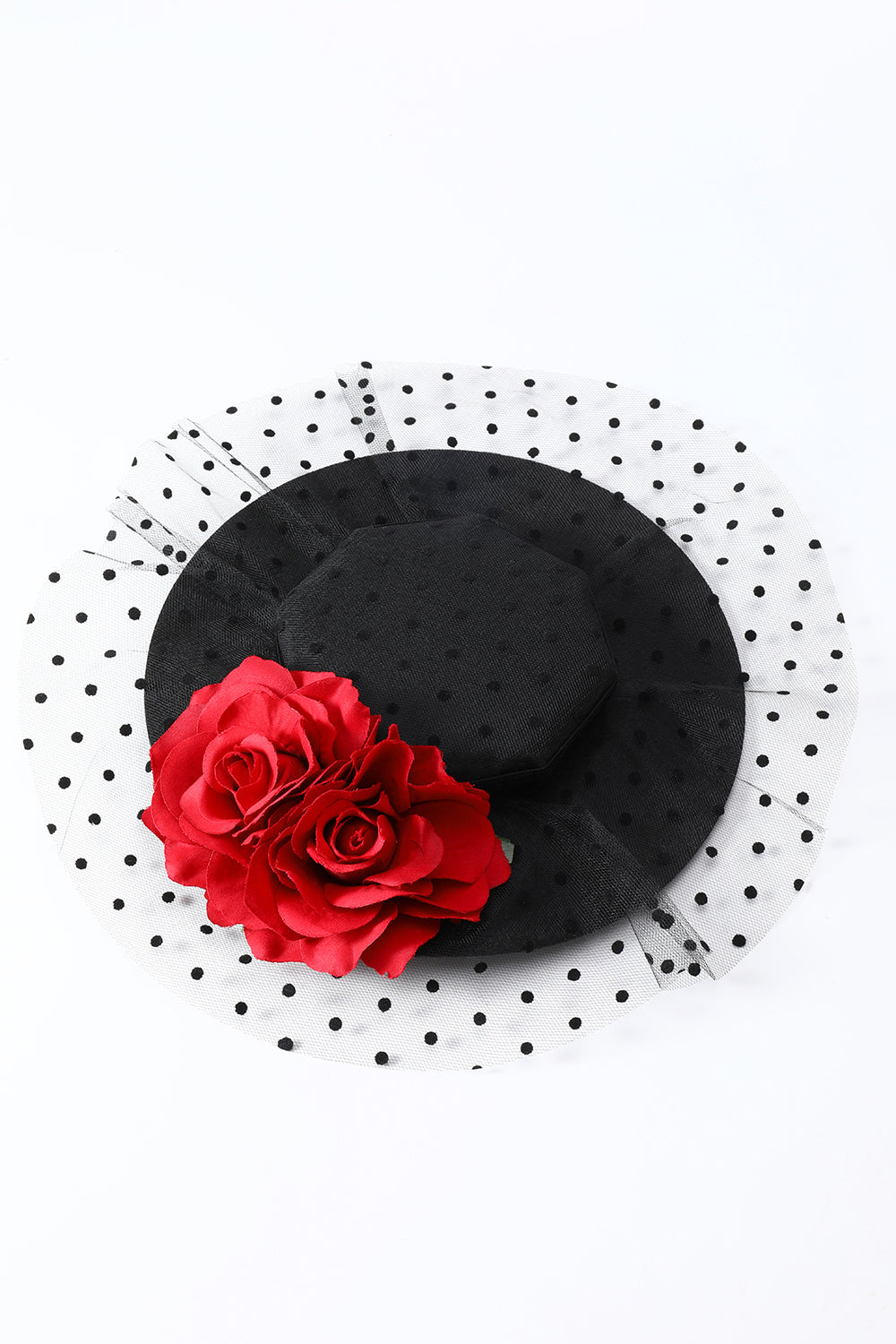 Black Women Halloween Witch Hat with Flower