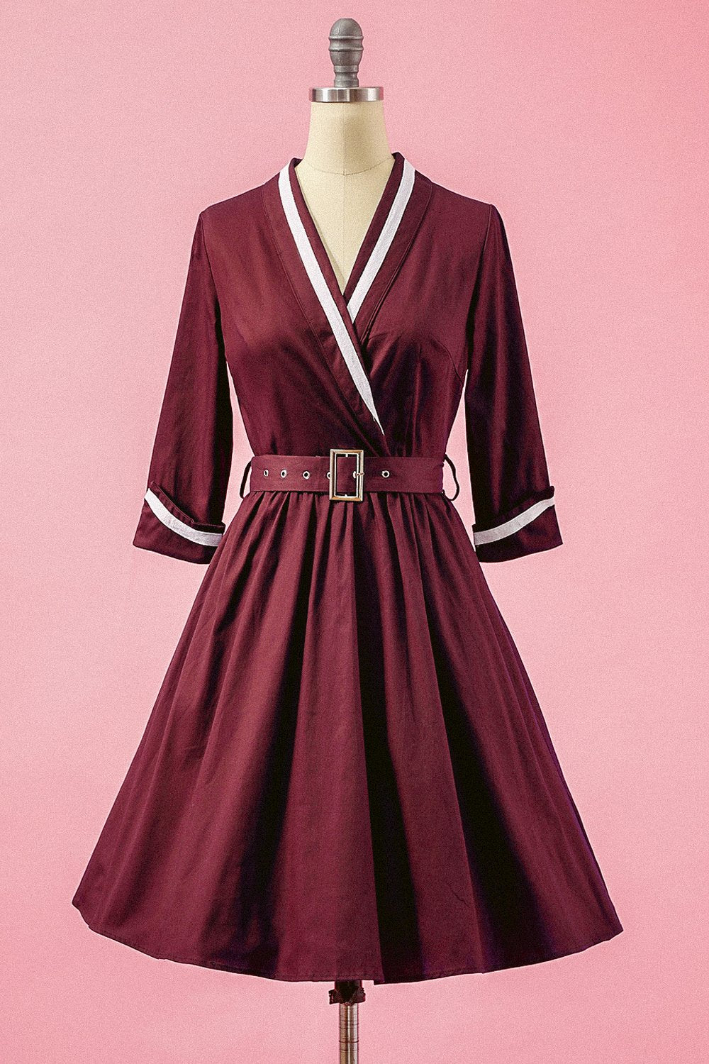Vintage Plus Size Wrap Dress
