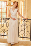 White Lace Mother Of The Bride Dress