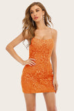 Short Tight Lace Homecoming Dresses