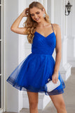 Royal Blue Homecoming Dress