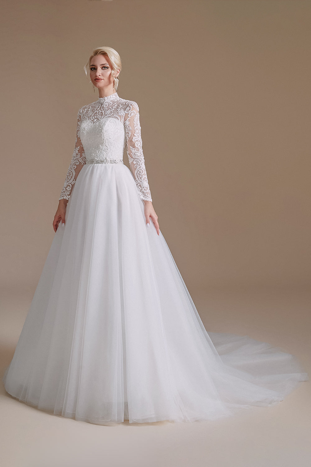 22 Illusion Wedding Dresses for Daring Brides