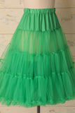 Green Tulle Petticoat - ZAPAKA