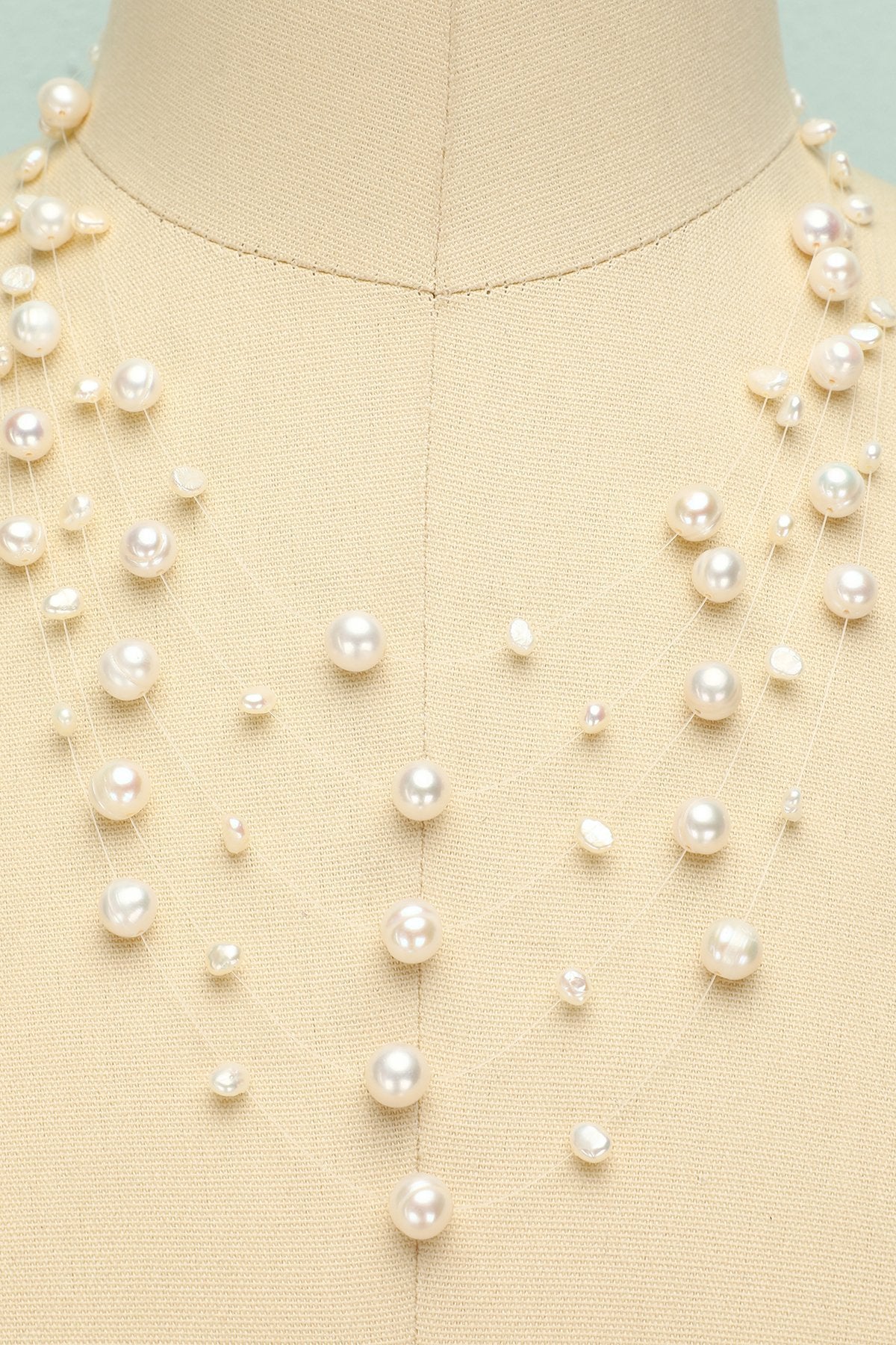 Layered Pearl Necklace - ZAPAKA